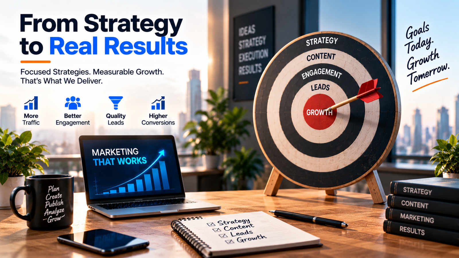 Real-world digital marketing example showing strategy, content, engagement, leads and growth for a local business.